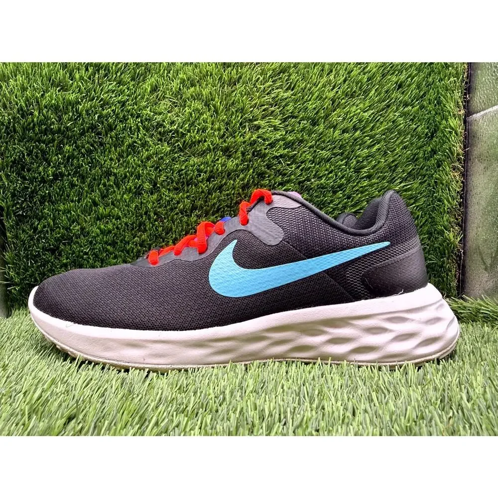 Nike Revolution 6 DC3729-011 Athletic Sneaker Women's 9 Black Mesh Cushioned
